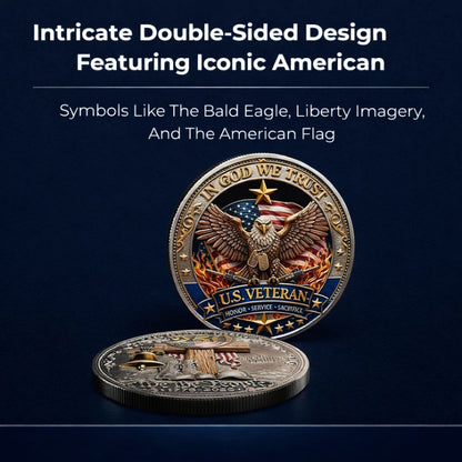 🔥Last Day 60% OFF 🔥 Honor America’s Heroes – 250 Years of Freedom Veteran Tribute Coin-ABB8
