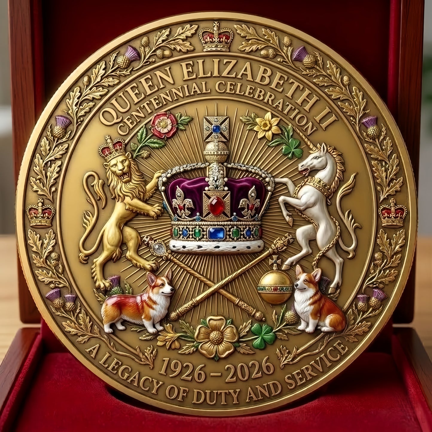 🎉Last Day 49% OFF -Queen Elizabeth II 100th Anniversary Commemorative Coin(1926-2026)-GD