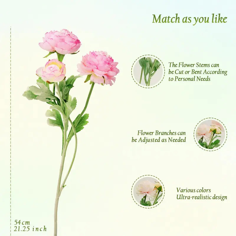 🌸Artificial Flower🌸peony roses decorative artificial flowers, living room decoration, wedding decorations, bridal bouquet,fruit,plants,ornaments🌿-TJY