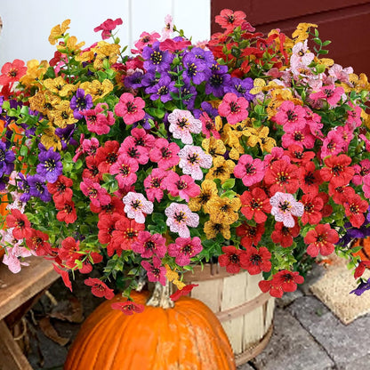 🌸6-Color Artificial Flower🌸-Resistant Colorful Fake Flower（365 Days of Spring） 🌿-923