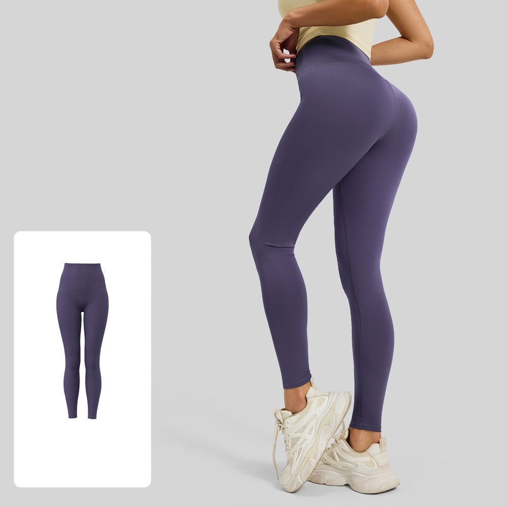 🏆Flash Sale 50K+ SOLD!🔥 Seamless Flow High Waisted Tummy Control Butt Lifting Yoga Leggings No Pockets-TJY