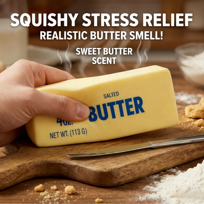 🔥Super Soft Butter Squishy Stress Toy with Cream Scent - A926