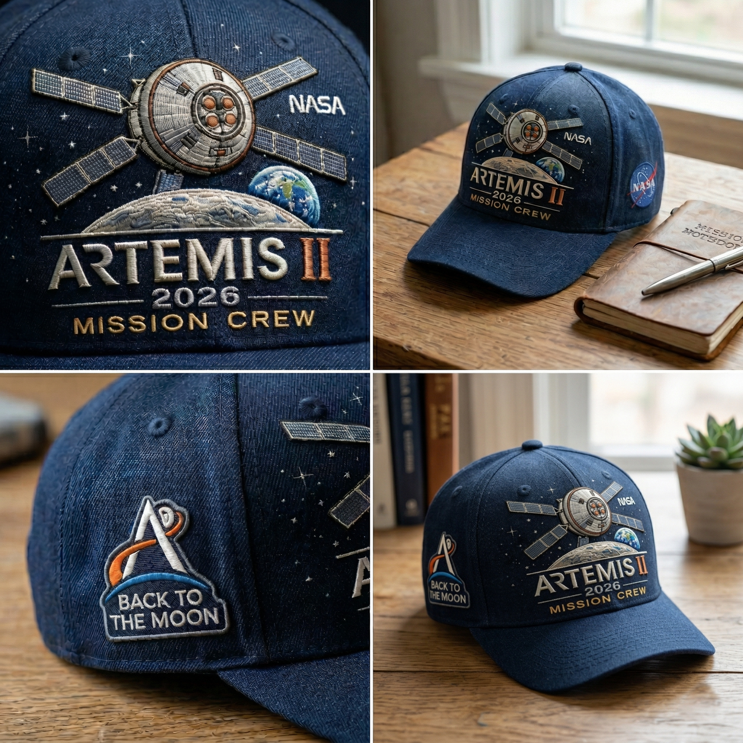 🌕Flash Sale 60% OFF 🚀 Artemis II Lunar Mission Commemorative Cap (BUY 2 GET 1 FREE)y-ABB8