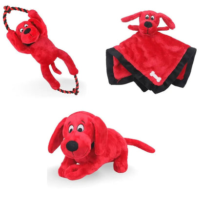 🔥Large Dog Toy🔥Plush Squeaky Toy for Large Breeds, Crinkle Stuffed Animal for Puppies, Cute Indoor Chew for Medium & Small Dogs-TJY