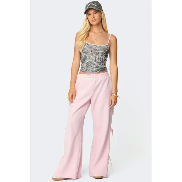 🔥Last Day 49% OFF - Claudette Baggy Ribbon Sweatpants - TJY
