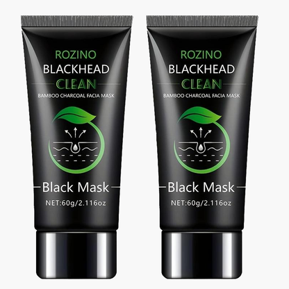 Rozino Bamboo Charcoal Blackhead Peel-Off Mask with Glycerin & Witch Hazel Extract for Deep Cleansing Pore Shrinking Gentle Moisturizing 60g/2.116oz-TJY