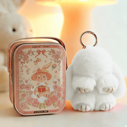 🐰Easter Early Bird Special 40% OFF🌸Handcrafted Soft Bunny Charm: Adorable Plush Rabbit Toy Keychain-923