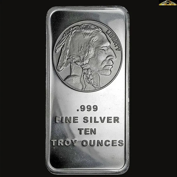 🔥Last Day Flash Sale!!️Buffalo Silver Bar | Silvertowne Mint 999 Silver Bar-GD