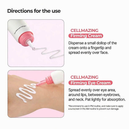 vervebead Firming Duo Set | Crease-Free Makeup Prep Duo with Firming Cream + Firming Eye Cream-GD