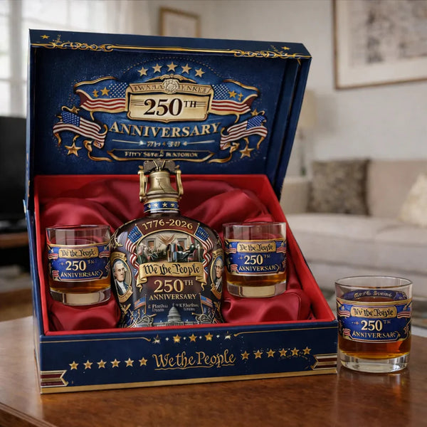 🎊New Year 60% OFF - U.S. 250th Anniversary Commemorative Whiskey decanter set（1776-2026)-W18