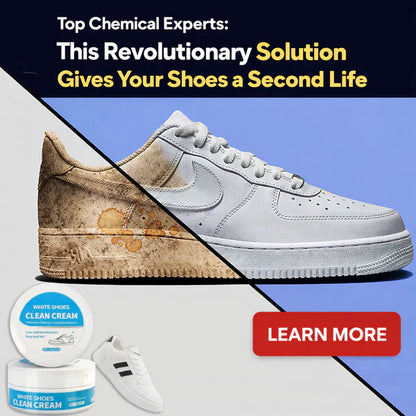 🔥First 100:2nd Item 60%Off🔥Multipurpose No-Wash White Shoe Clean Cream -W18