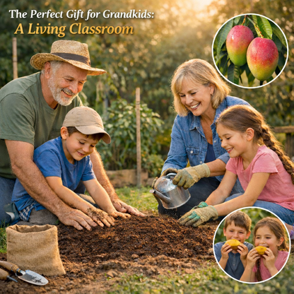 🔥 65K+ SOLD! 🥭 Sweet "Golden Honey" Dwarf Mango Tree Seeds (Grow at Home)-ABB8