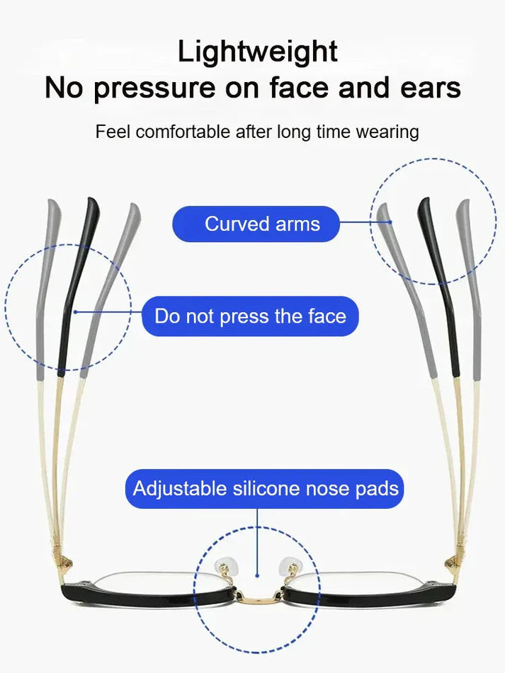 🎁Hot Sale🔥👓Ultra Light Anti Blue Presbyopic Glasses✨-GD