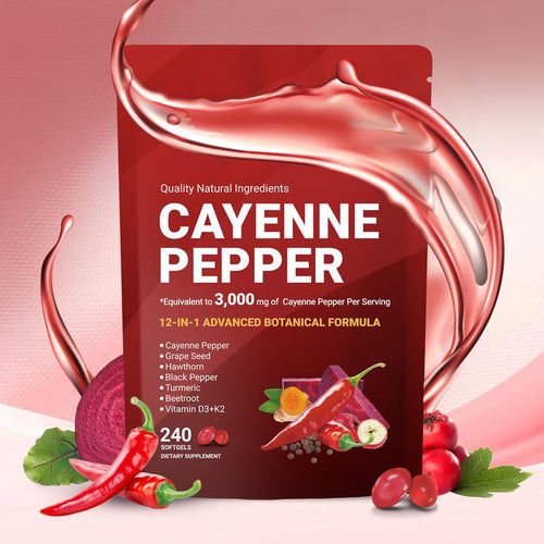 ⚡🎄 Christmas Special Offer- 50%OFF🎁⚡Cayenne Pepper Softgels Supplement-ABB8 yy