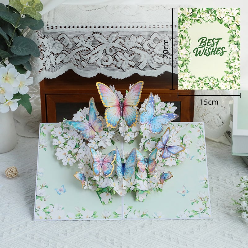 🌹2026 Paper 3D Floral Valentine's Day Card - A926