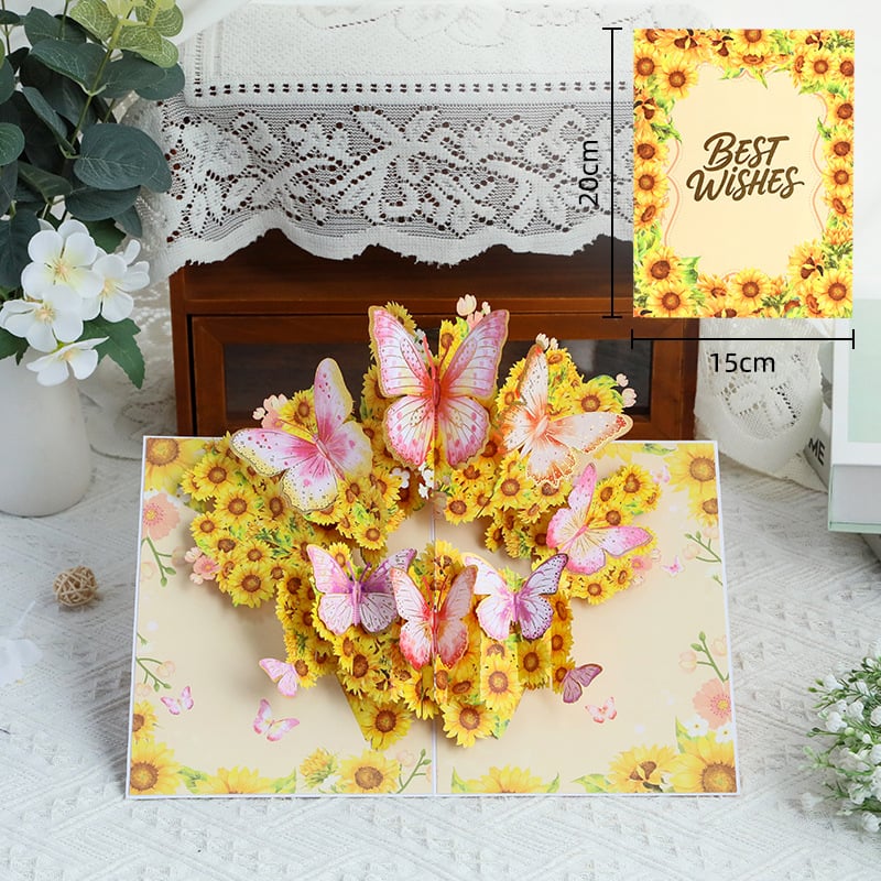 🌹2026 Paper 3D Floral Valentine's Day Card - A926