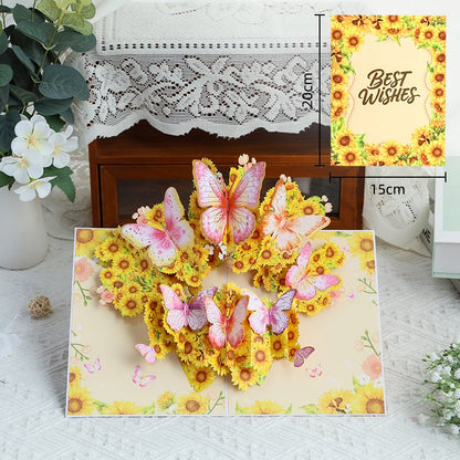 🌹2026 Paper 3D Floral Valentine's Day Card - A926