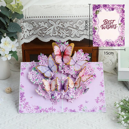 🌹2026 Paper 3D Floral Valentine's Day Card - A926