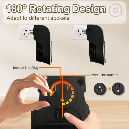 ⚡Flash-Sale⚡100k-sold🎉Wall Outlet Space Heater-W18