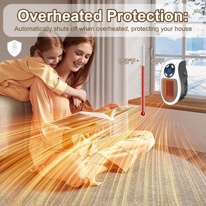⚡Flash-Sale⚡100k-sold🎉Wall Outlet Space Heater-W18