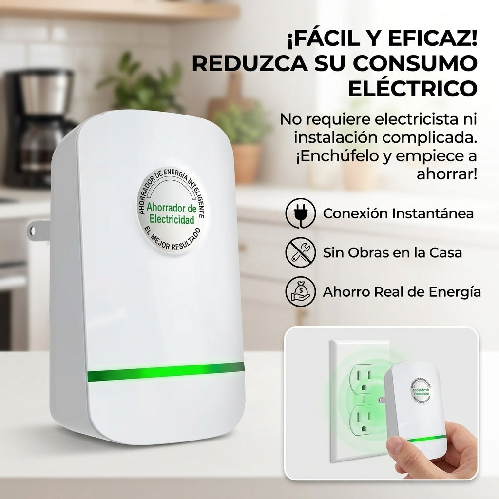 Energy Saver Plug - 2026 Updated Design, Compatible with 90–250V Input Range - A926