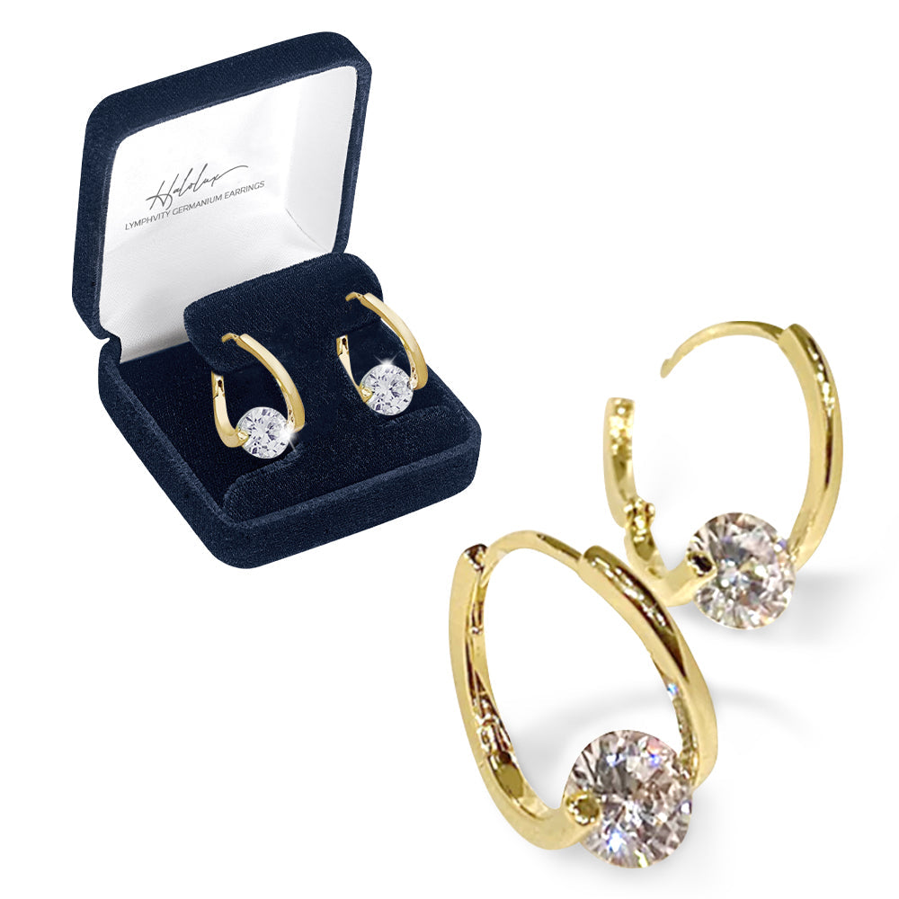 🔥LAST DAY SALE-80% OFF)Histone Lymphvity MagneTherapy Germanium Earrings-GD