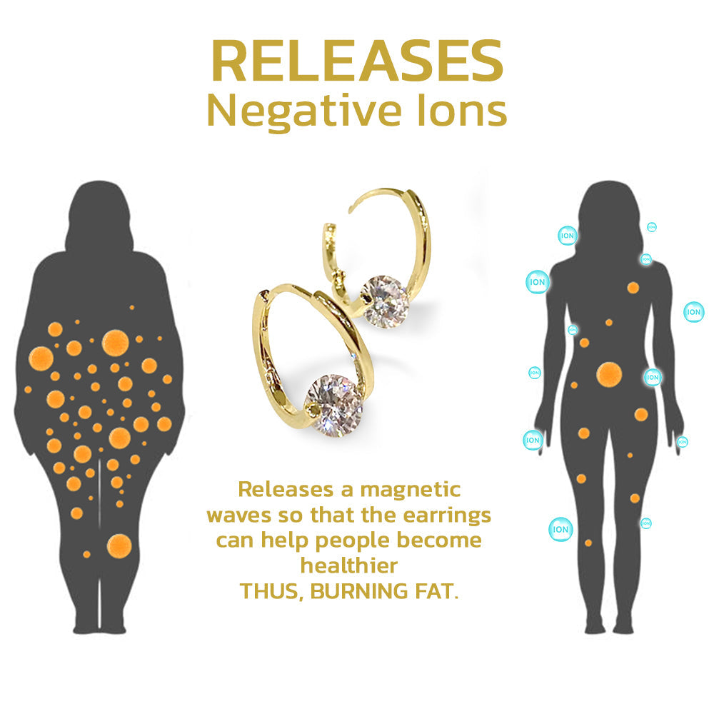 🔥LAST DAY SALE-80% OFF)Histone Lymphvity MagneTherapy Germanium Earrings-GD
