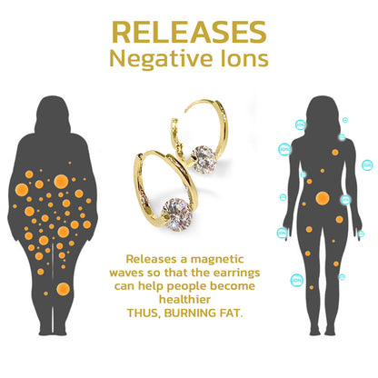 🔥LAST DAY SALE-80% OFF)Histone Lymphvity MagneTherapy Germanium Earrings-GD