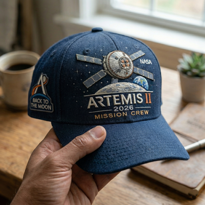 🌕Flash Sale 60% OFF 🚀 Artemis II Lunar Mission Commemorative Cap (BUY 2 GET 1 FREE)y-ABB8