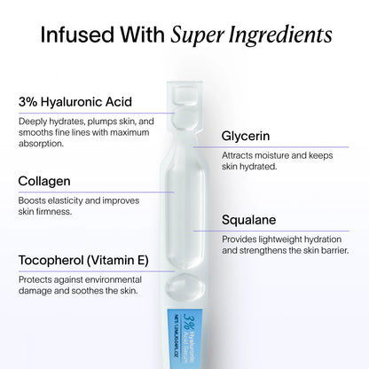 🎉🎁Buy 2 Get 1 Free - 3% Hyaluronic Acid Glass Skin Serum - A926