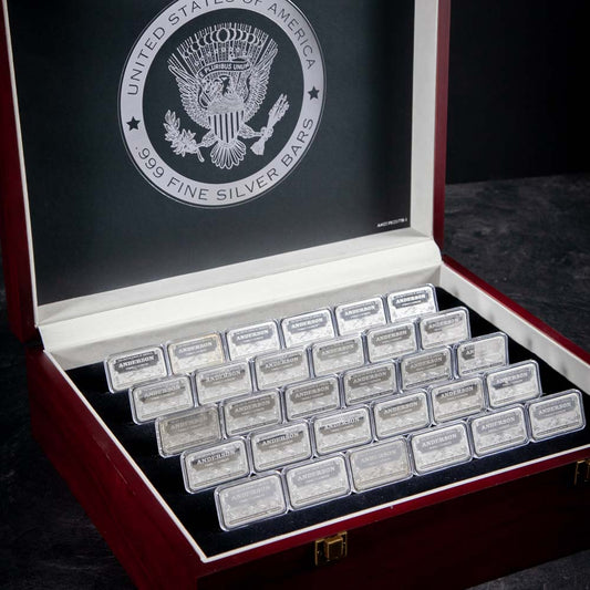 🔥🪙【Last 8 Sets!!!】🔥Personalized Surname Silver Bars🔥10 oz Silver Bar-XA