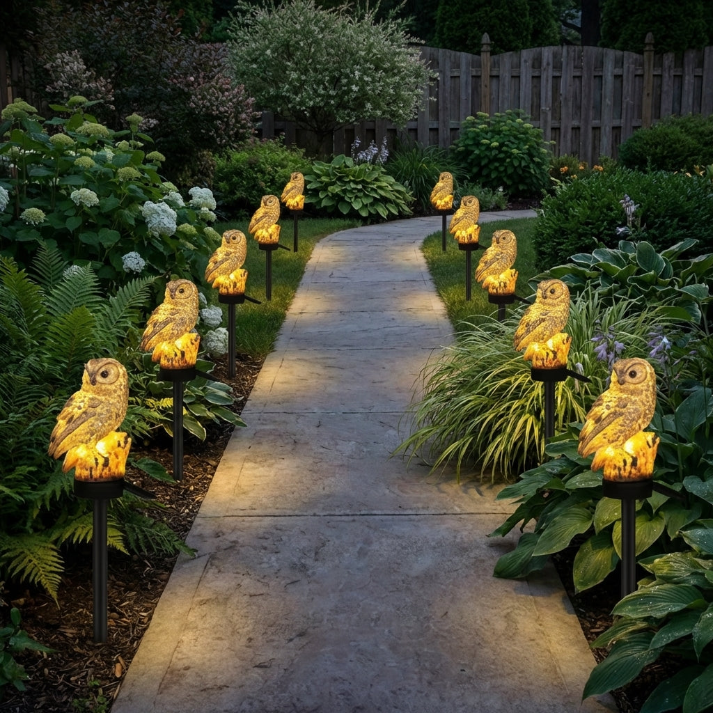 🔥Last Day Special 50% OFF🔥 Waterproof Solar Owl Light-923