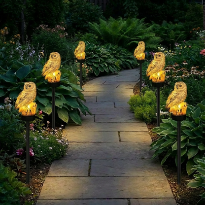 🔥Last Day Special 50% OFF🔥 Waterproof Solar Owl Light-923
