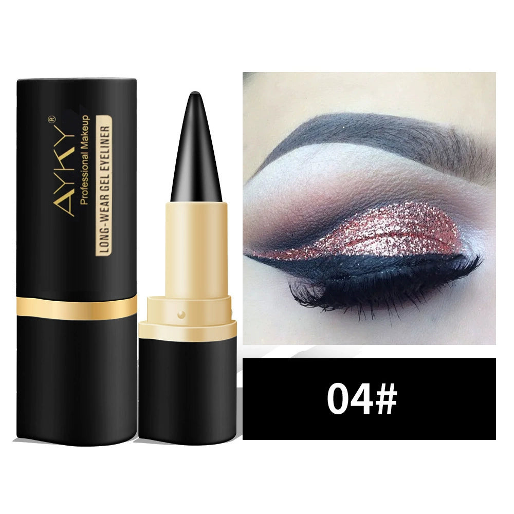 🎁Buy 1 Get 1 Free - Gentle Matte Gel Eyeliner Pencil, Soft Smooth Texture Eye Makeup Stick, Basic Cat Eye Be Smoky Eye Daily Makeup Tool, Versatile Cosmetic for Festival &Casual Gifting Use- A926