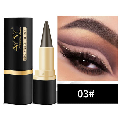 🎁Buy 1 Get 1 Free - Gentle Matte Gel Eyeliner Pencil, Soft Smooth Texture Eye Makeup Stick, Basic Cat Eye Be Smoky Eye Daily Makeup Tool, Versatile Cosmetic for Festival &Casual Gifting Use- A926