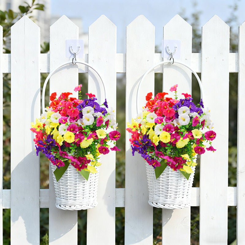 🌸 Spring Summer Home Decoration - 🌿 Fake Silk Colorful Morning Glory-GD