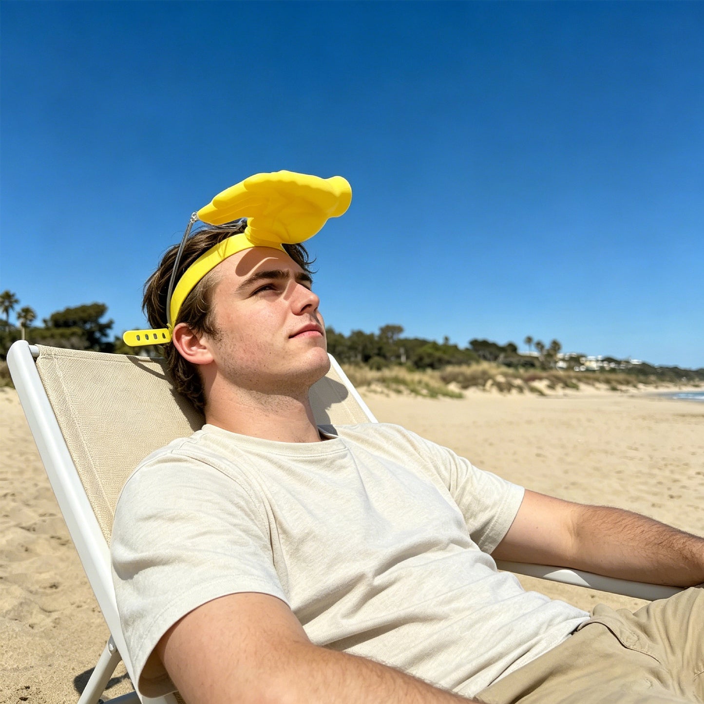 🔥BUY 1 GET 1 Free👑Funny Adjustable One-Piece Hand Palm Sun Hat, Creative & Easy to Install-TJY