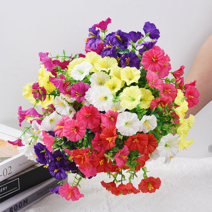 🌸 Spring Summer Home Decoration - 🌿 Fake Silk Colorful Morning Glory-GD