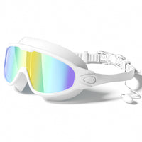 White with gold plating