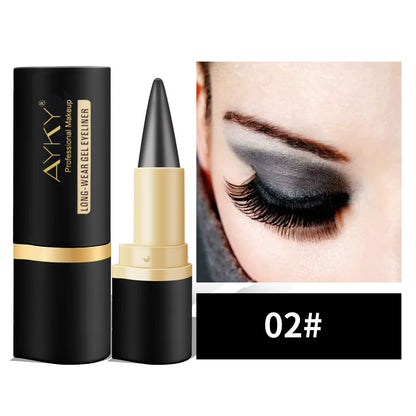 🎁Buy 1 Get 1 Free - Gentle Matte Gel Eyeliner Pencil, Soft Smooth Texture Eye Makeup Stick, Basic Cat Eye Be Smoky Eye Daily Makeup Tool, Versatile Cosmetic for Festival &Casual Gifting Use- A926