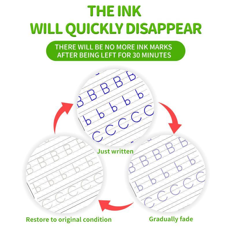 NileSands Reusable Grooved Handwriting Workbook for Kids-W18