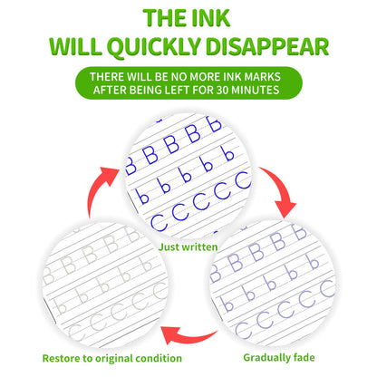 NileSands Reusable Grooved Handwriting Workbook for Kids-W18