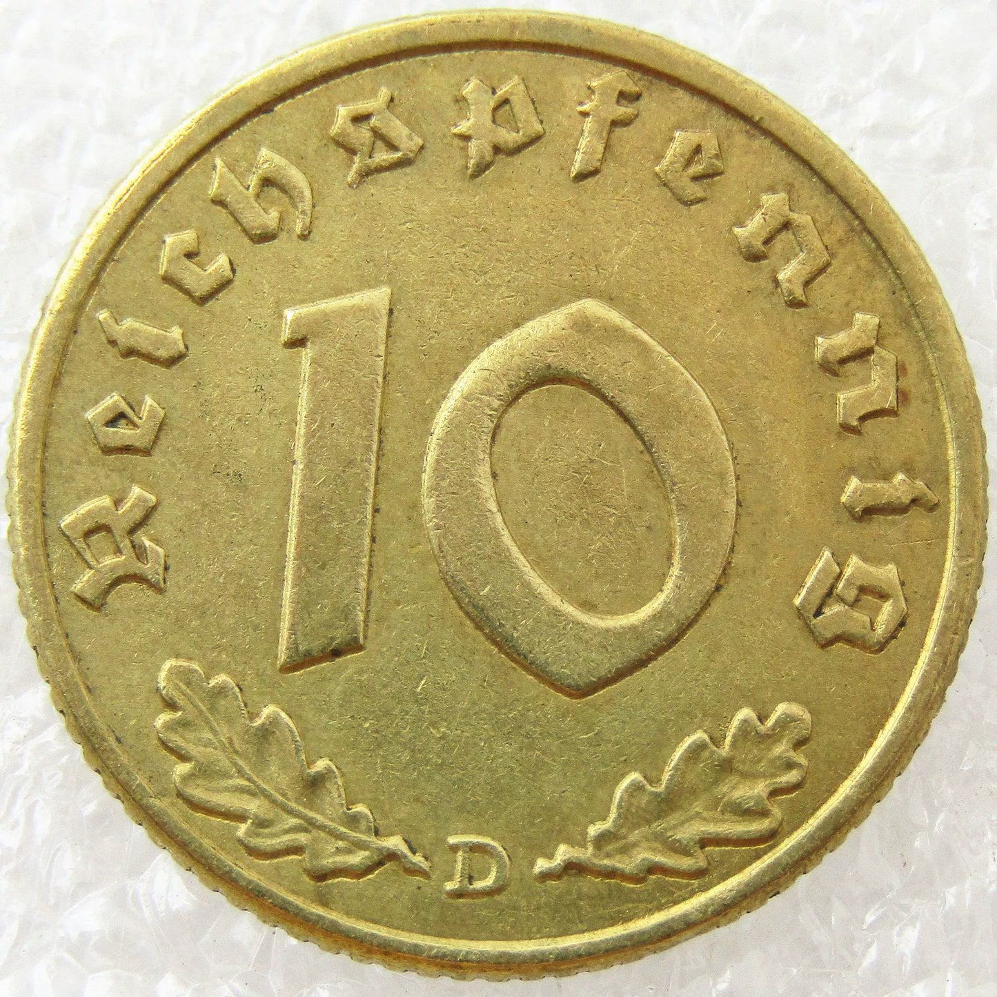 🪙Sidste 8 sæt!!🎁Hitlers Nazimønter - 10-Reichpfenning 1936-1939-ABB8