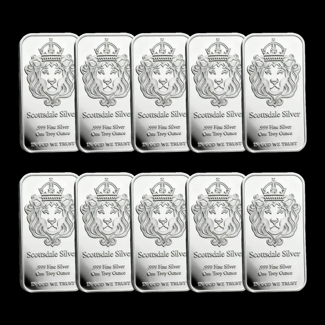 🔥Last Day Flash Sale!!️ | Lion Crown shaped 1 oz Silver Bar-923