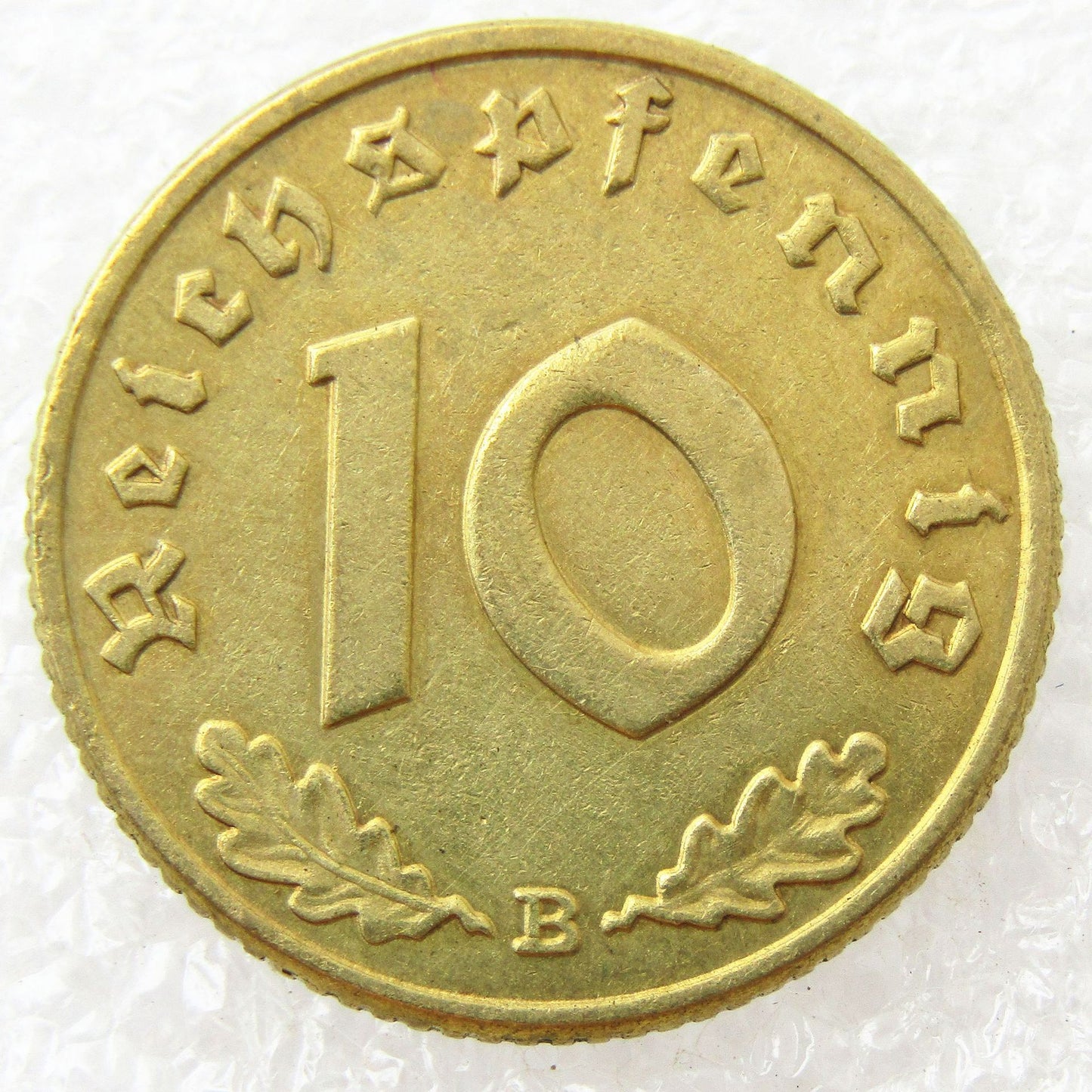 🪙Sidste 8 sæt!!🎁Hitlers Nazimønter - 10-Reichpfenning 1936-1939-ABB8