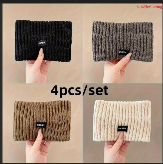 ✨50% OFF❤️4PCS Women's Soft Stretchy Headbands-Winter Ear Warmers with Comfort Fit-ABB8