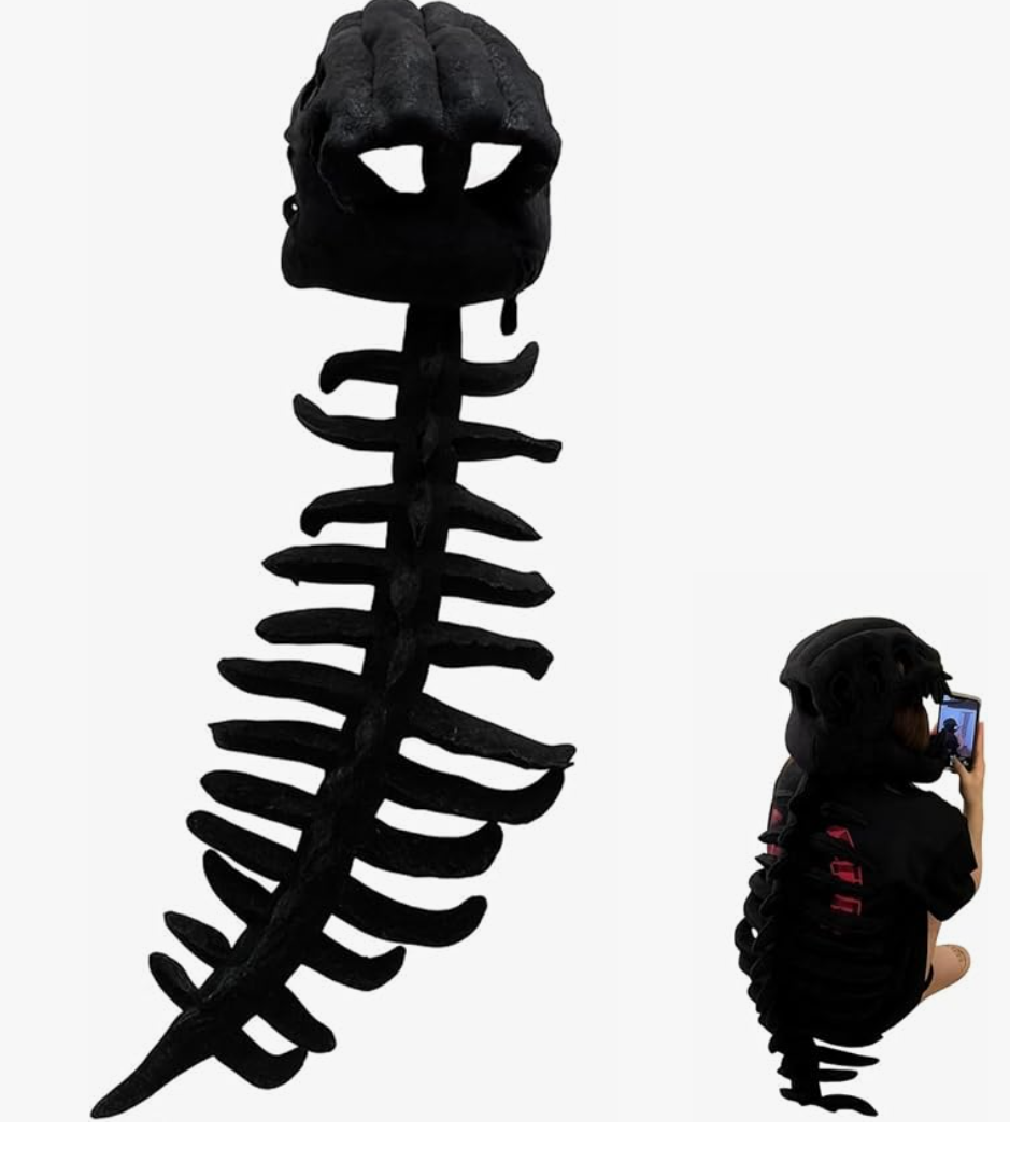 Dinosaur Skeleton Headgear Pillow-GD