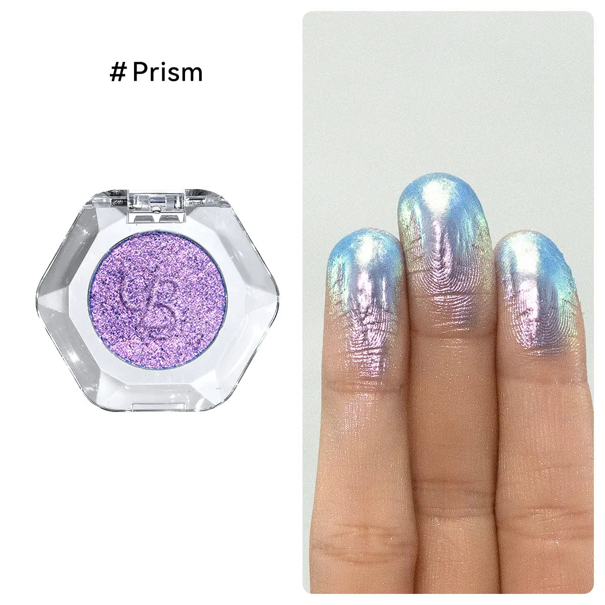 🔥Save Up To 56% Today🔥single multi-chrome eyeshadows, sparkly shimmer glitter eyeshadow, iridescent shimmer, talc free, holographic ,color-shifting, metallic iridescent shimmer shadow duochrome-TJY