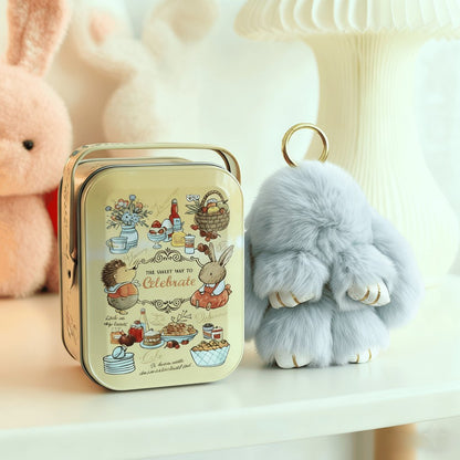 🐰Easter Early Bird Special 40% OFF🌸Handcrafted Soft Bunny Charm: Adorable Plush Rabbit Toy Keychain-923