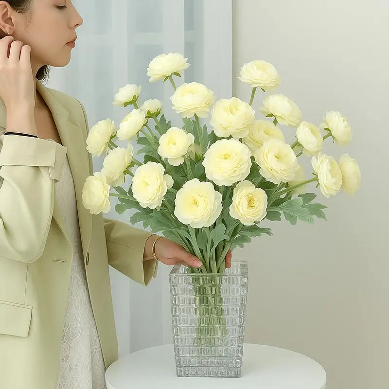 🌸Artificial Flower🌸peony roses decorative artificial flowers, living room decoration, wedding decorations, bridal bouquet,fruit,plants,ornaments🌿-TJY